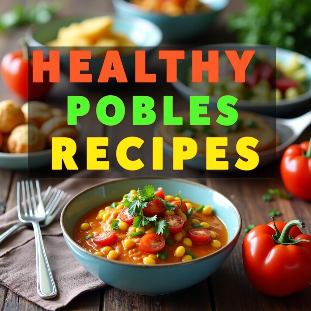 Healthy recipes for busy professionals featuring colorful meals