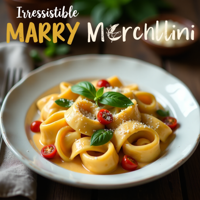 Delicious Marry Me Chicken Tortellini plated with garnishes